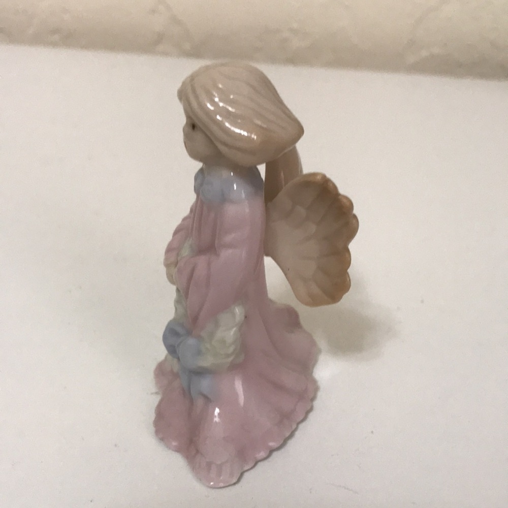 Russ Berrie and Co. Mini Porcelain ceramic angel figurine 3” H X 2” W - Picture 2 of 9